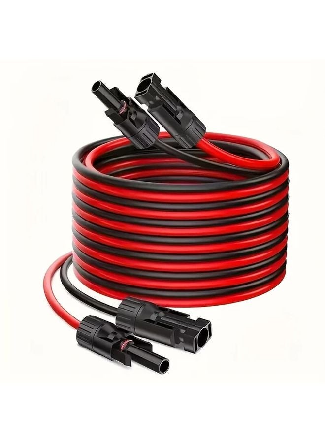 كابل تمديد MC4 14AWG 10 متر مجموعة توسيع الألواح الشمسية موصلات ذكر وأنثى - Image 1